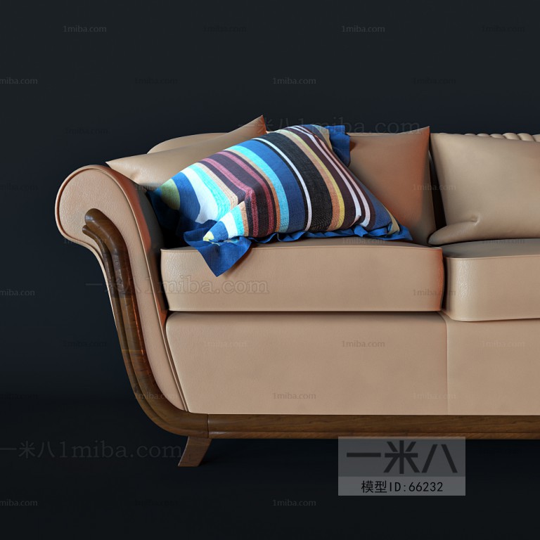 European Style Three-seat Sofa