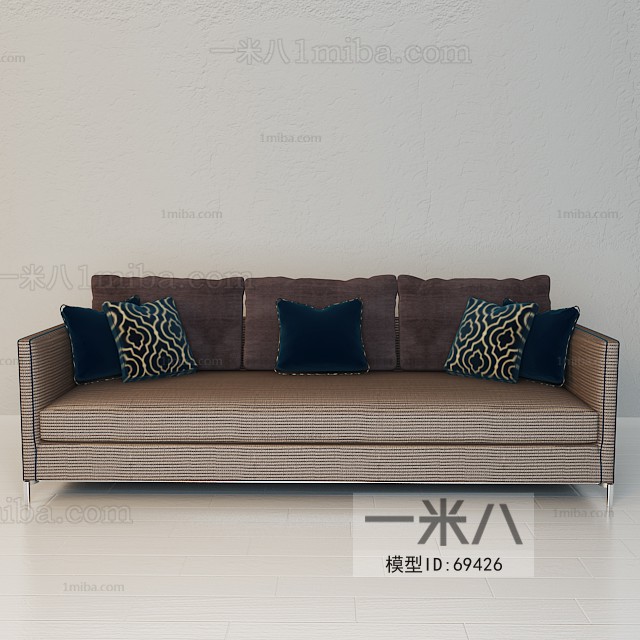 European Style Three-seat Sofa