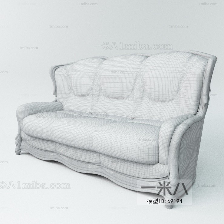 European Style Three-seat Sofa