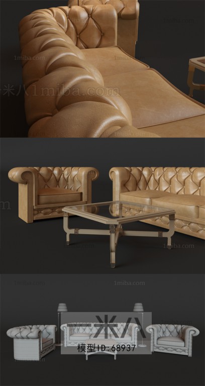 European Style Sofa Combination