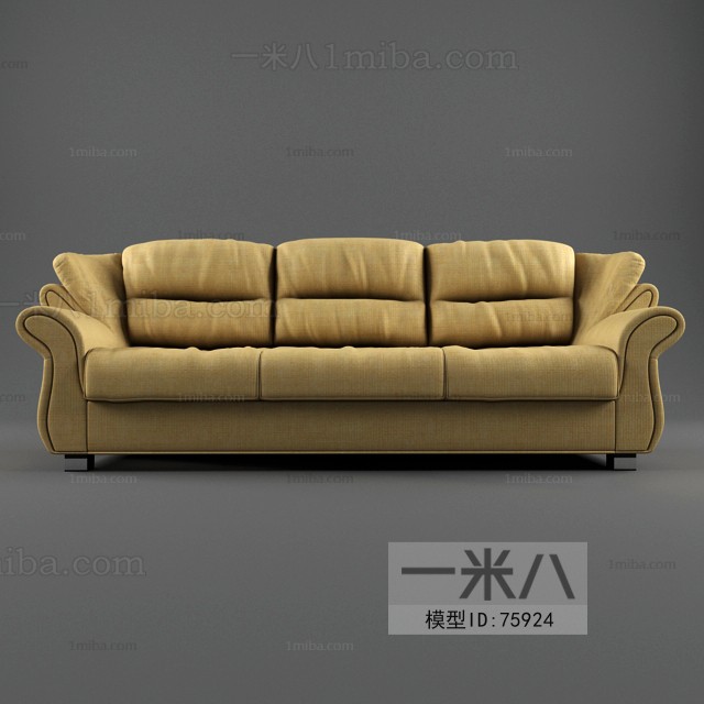 European Style Three-seat Sofa