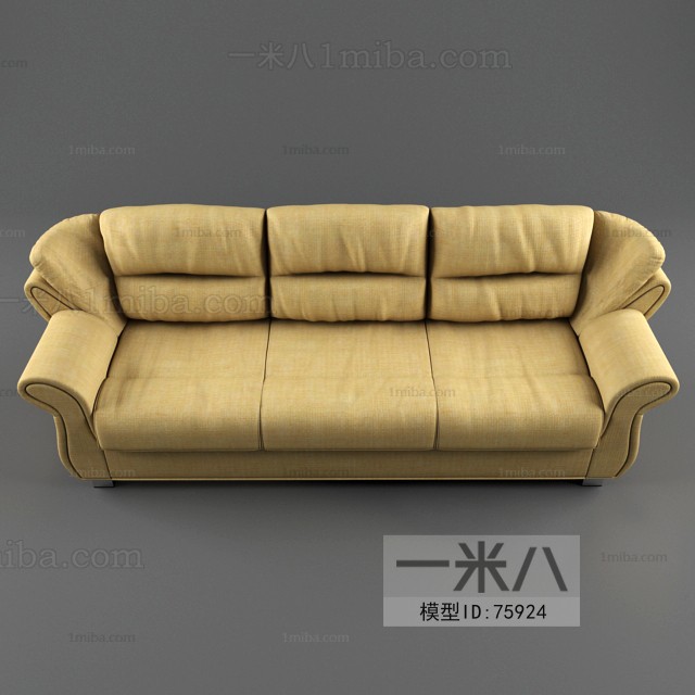 European Style Three-seat Sofa