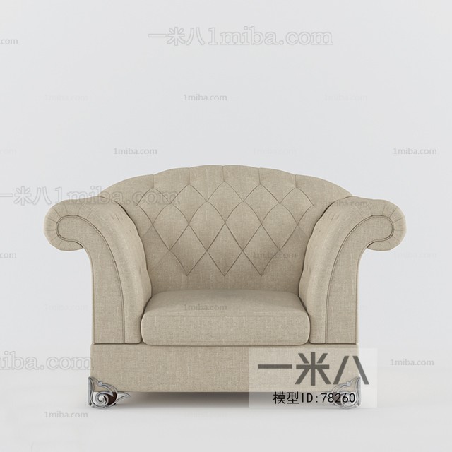 Simple European Style Single Sofa