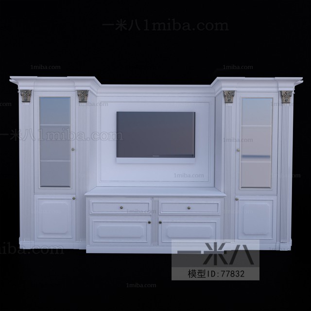 European Style TV Cabinet