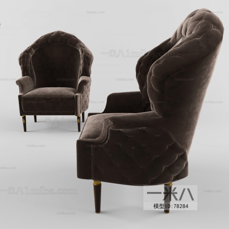 New Classical Style Single Sofa