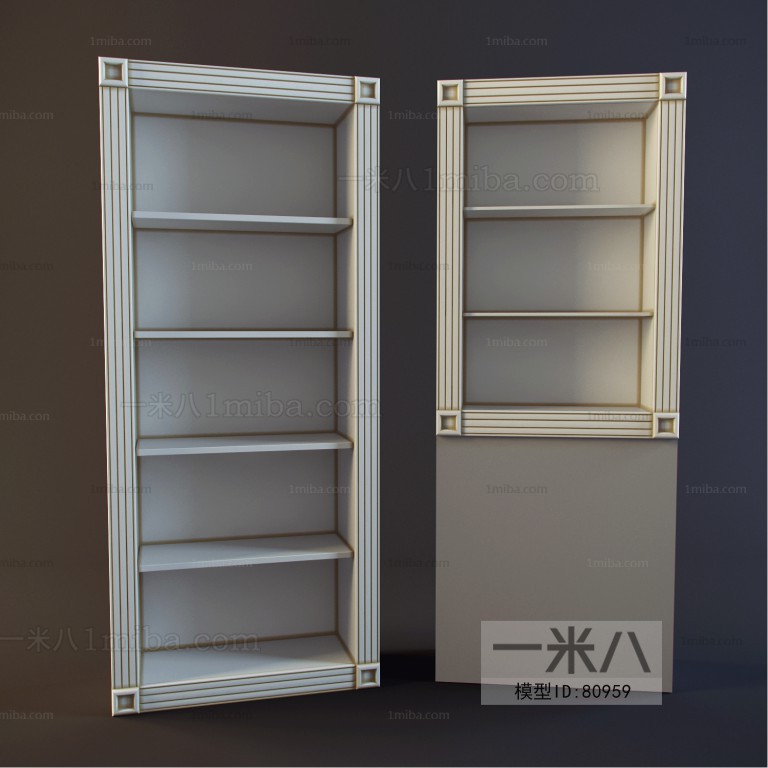 Simple European Style Bookcase