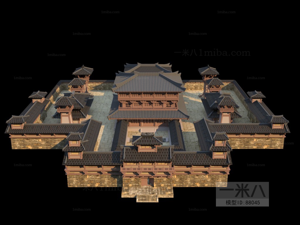 Chinese Style Ancient Architectural Buildings