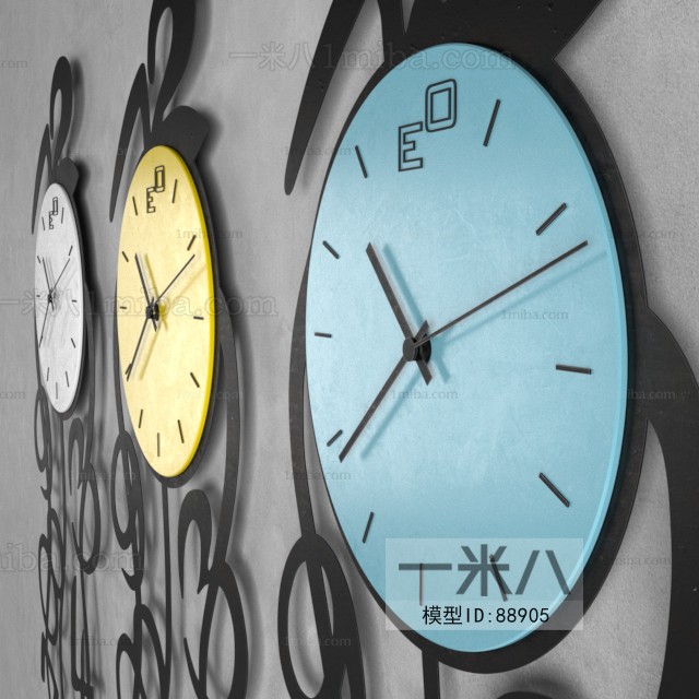 Modern Industrial Style Wall Clock