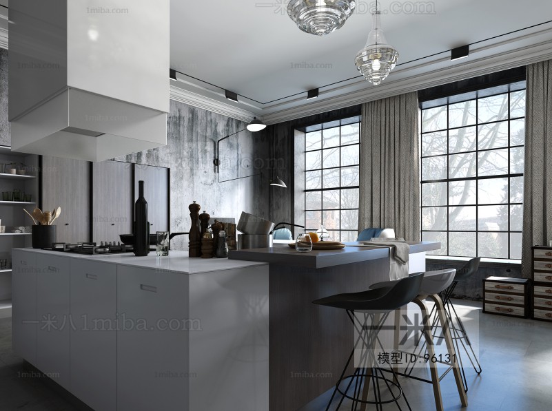 Industrial Style Dining Room