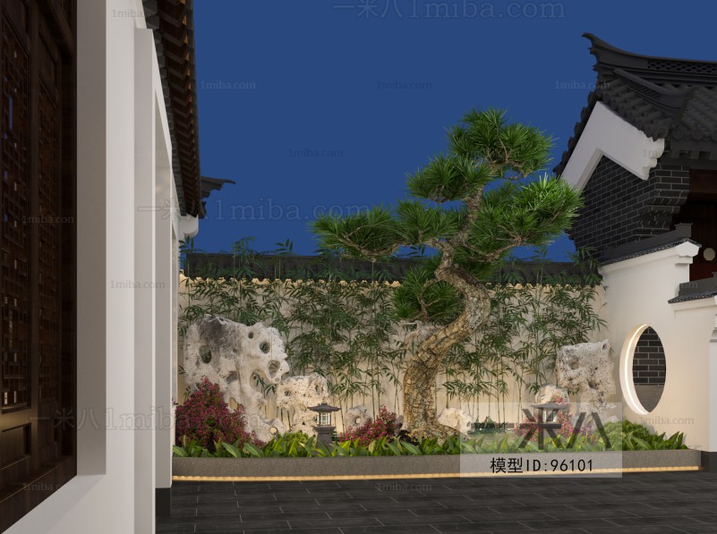 New Chinese Style Courtyard/landscape