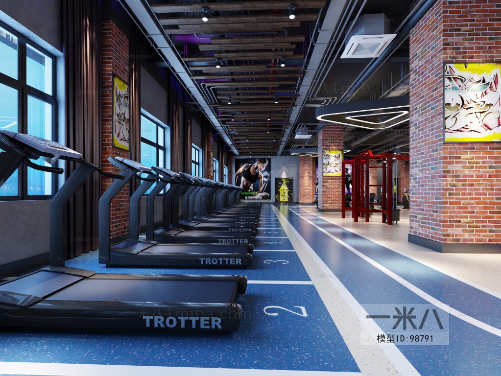 Industrial Style Gym