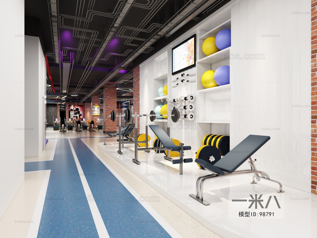 Industrial Style Gym