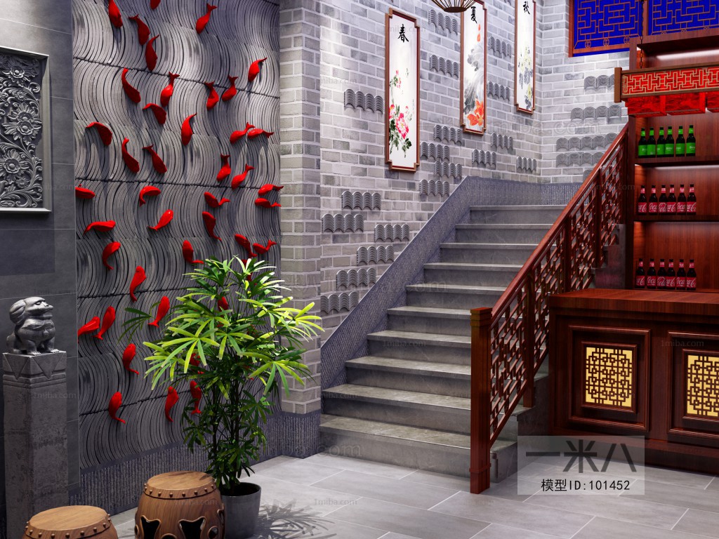 New Chinese Style Stair Balustrade/elevator