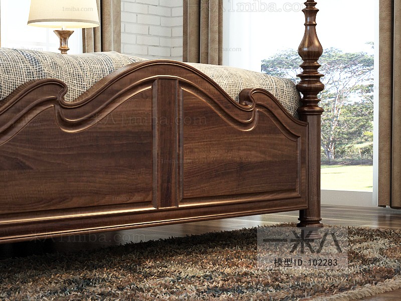 American Style Double Bed