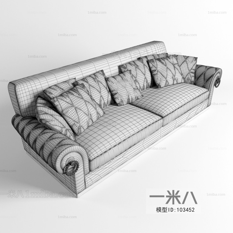 European Style A Sofa For Two