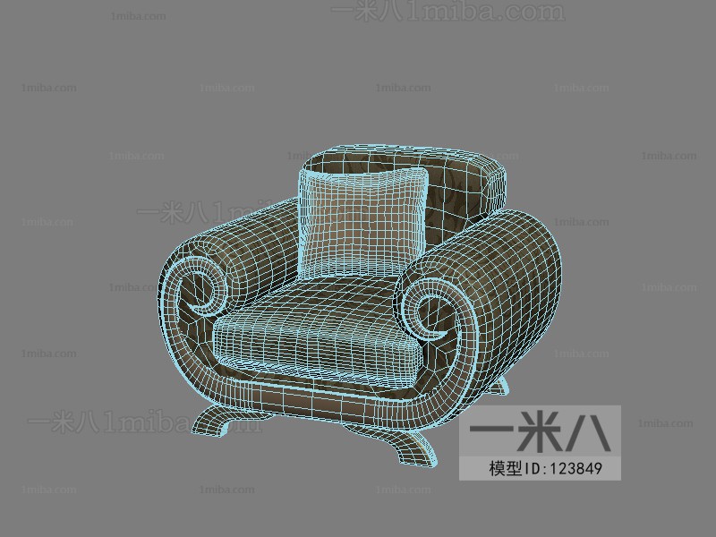 European Style Single Sofa