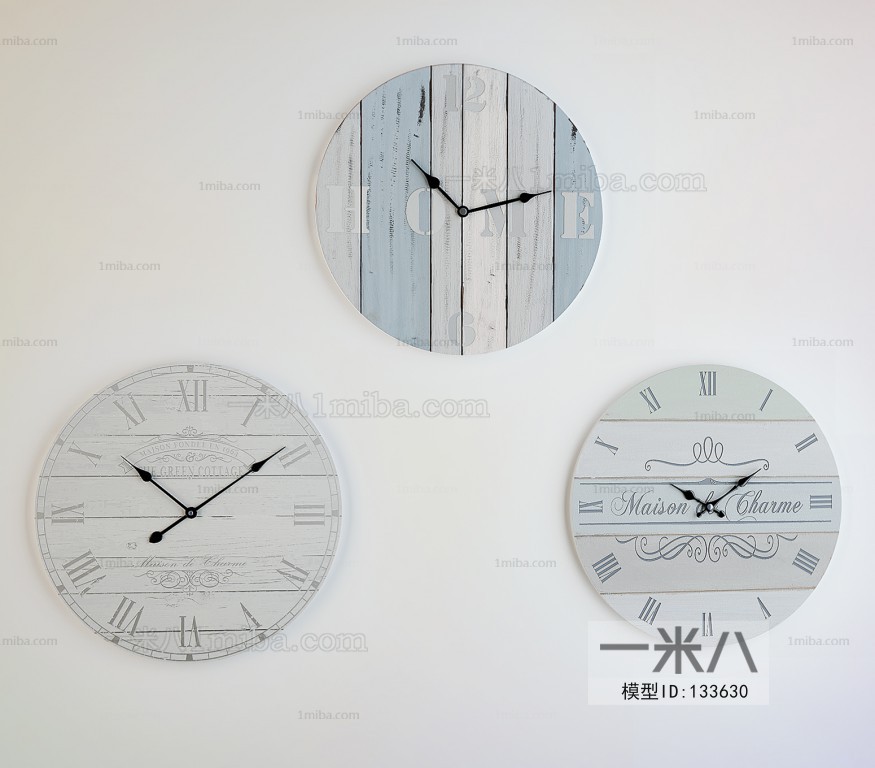 Idyllic Style Wall Clock