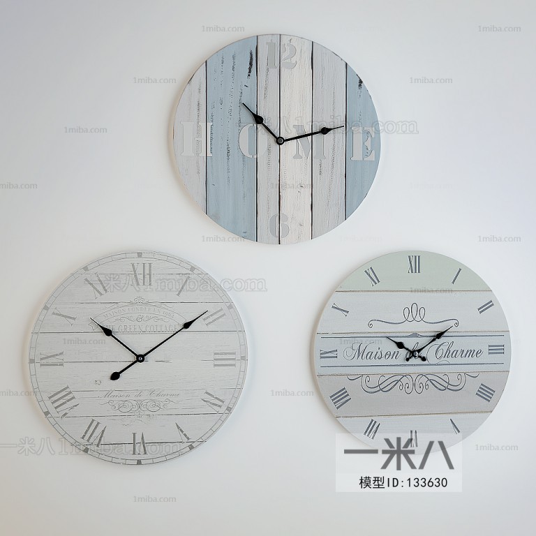 Idyllic Style Wall Clock