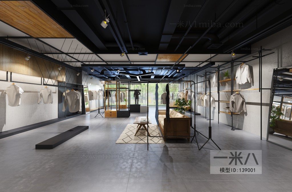 Industrial Style Clothing Store