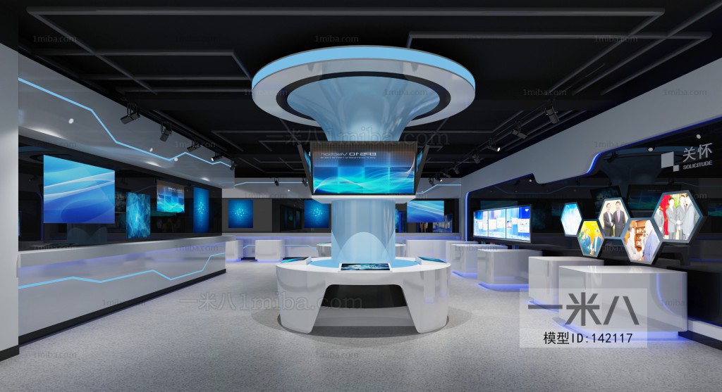 多场景-现代科技航空航天展厅+ 恐龙展厅