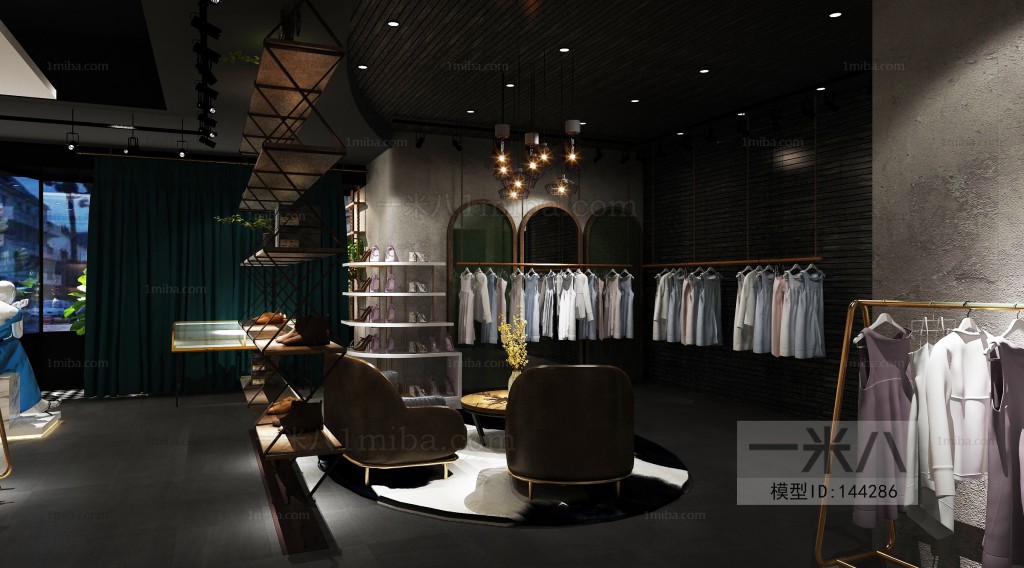 Industrial Style Clothing Store