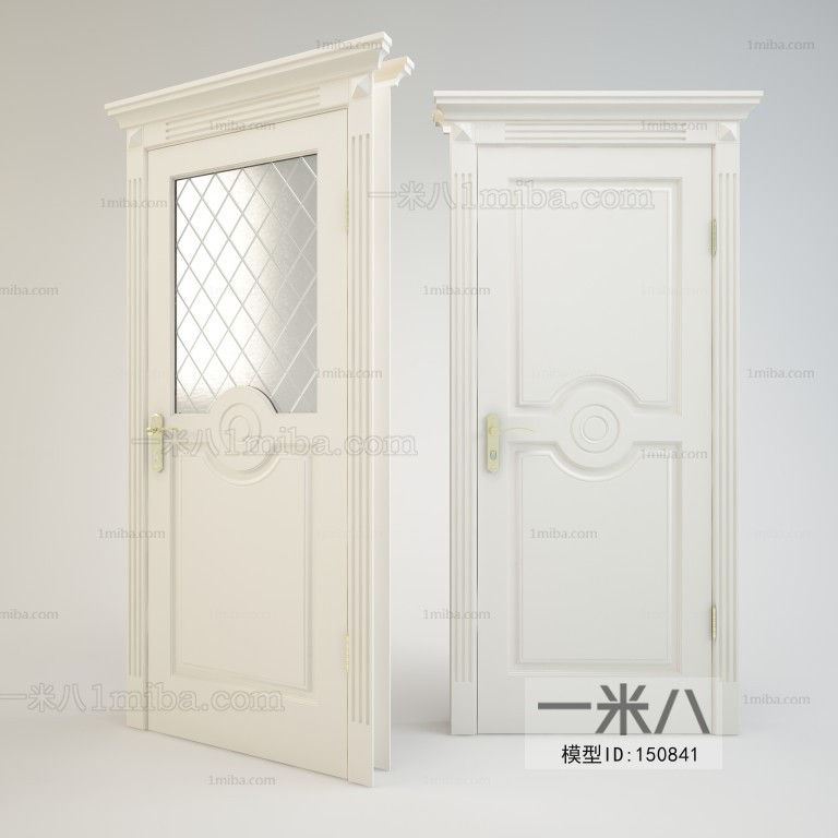 Modern Solid Wood Door