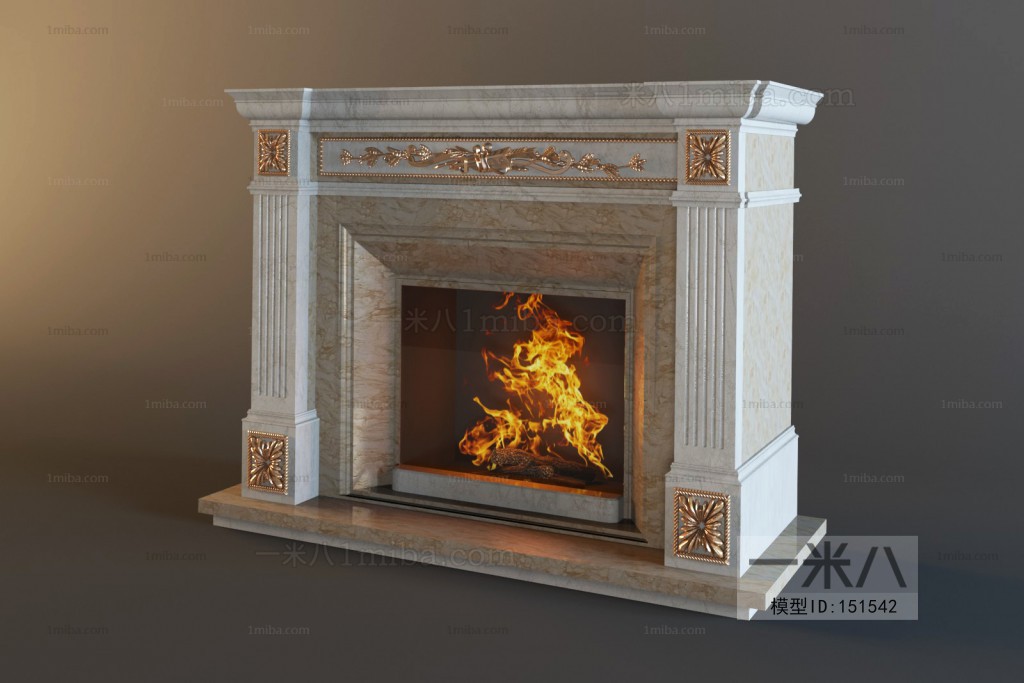 European Style Fireplace