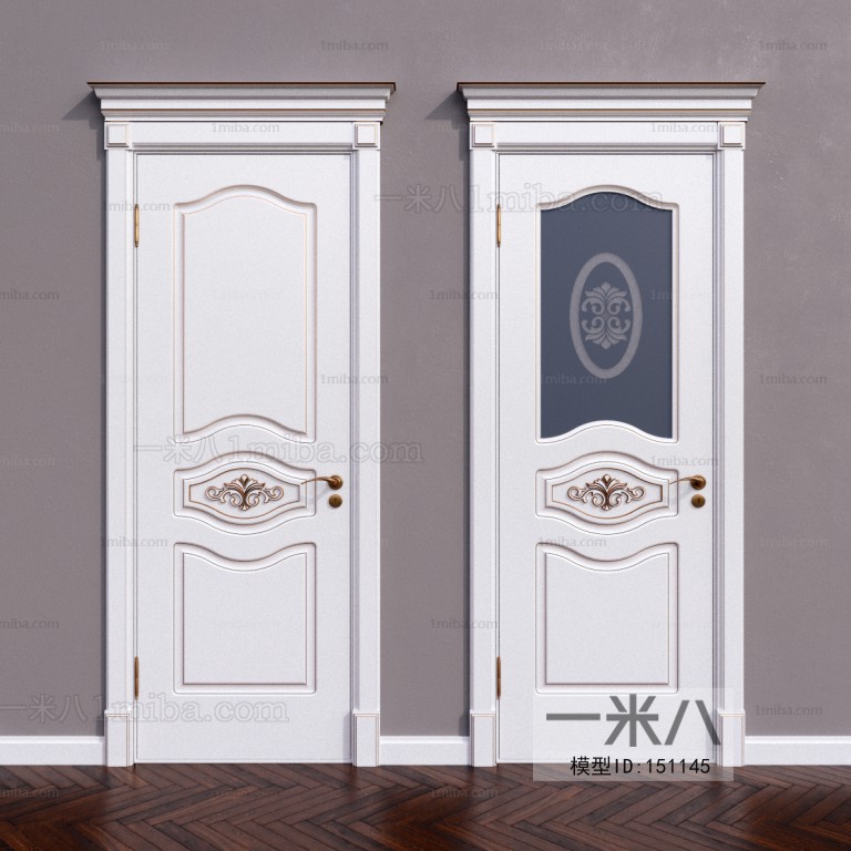 European Style Solid Wood Door