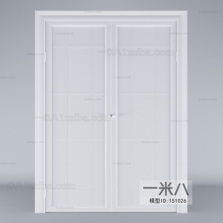 Modern Solid Wood Door