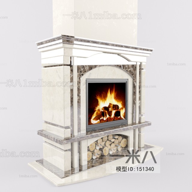 European Style Fireplace