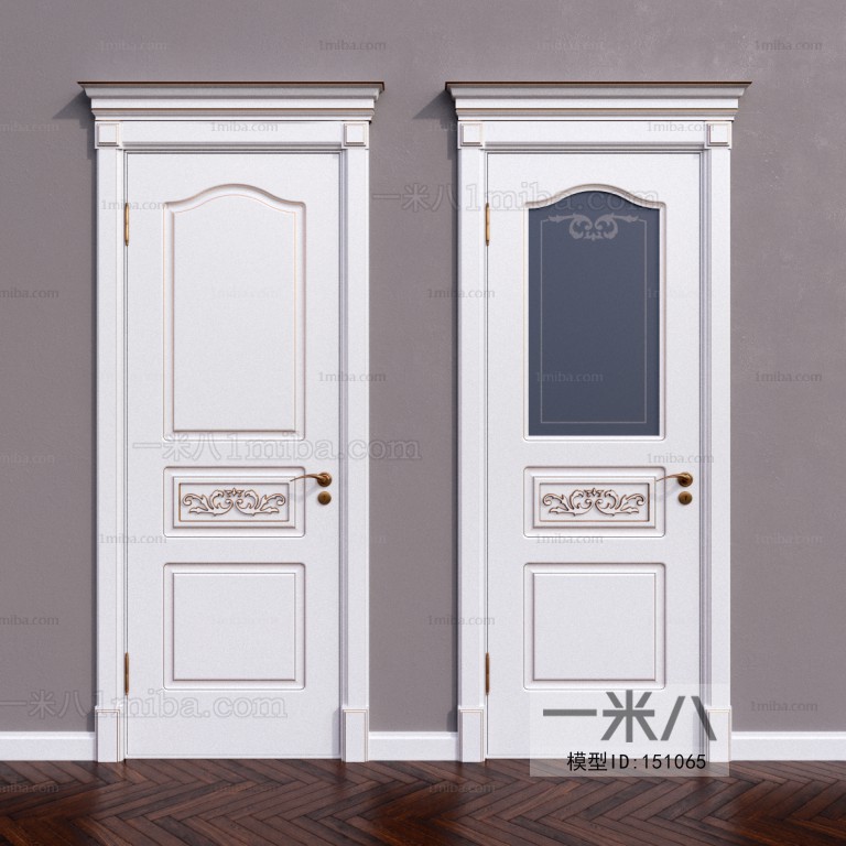 Modern Solid Wood Door