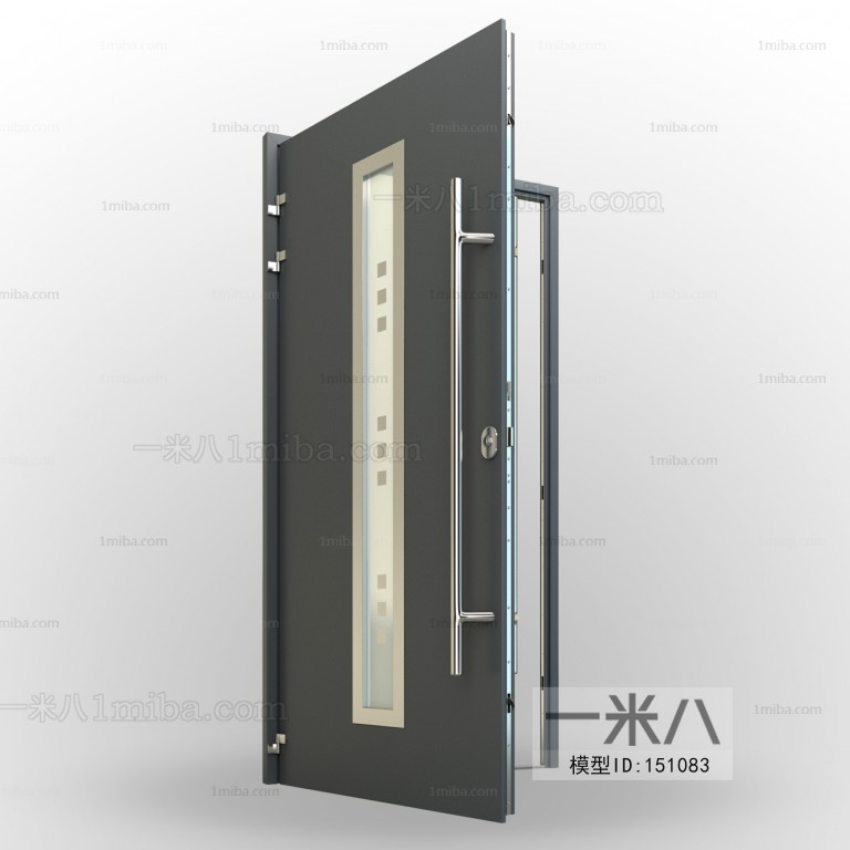 Modern Solid Wood Door