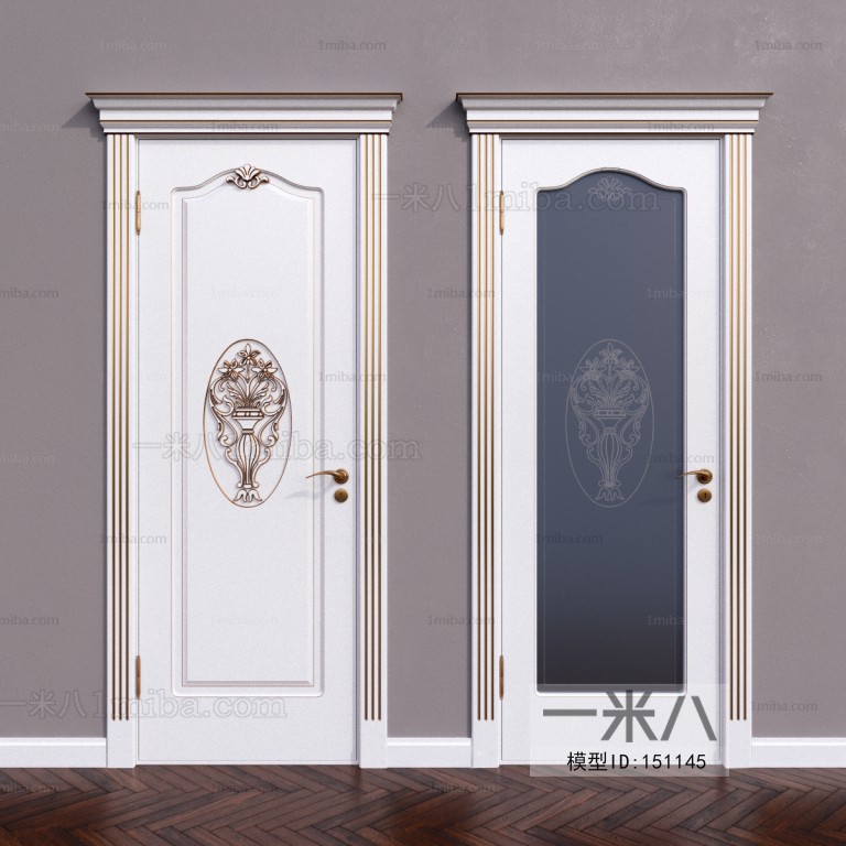 European Style Solid Wood Door