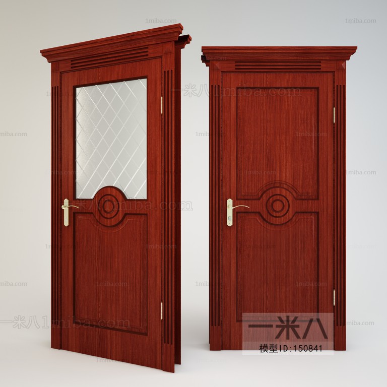 Modern Solid Wood Door