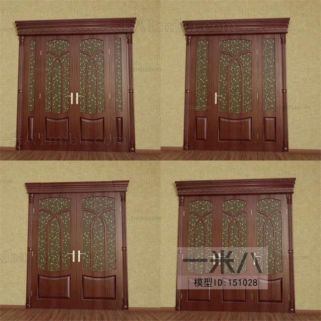 European Style Solid Wood Door