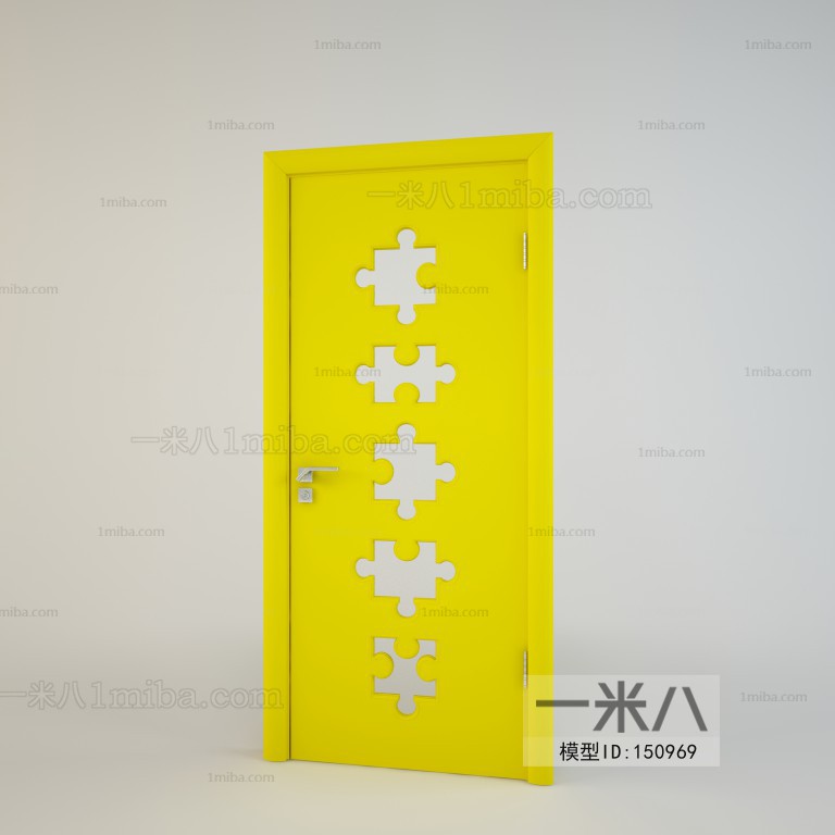 Modern Solid Wood Door