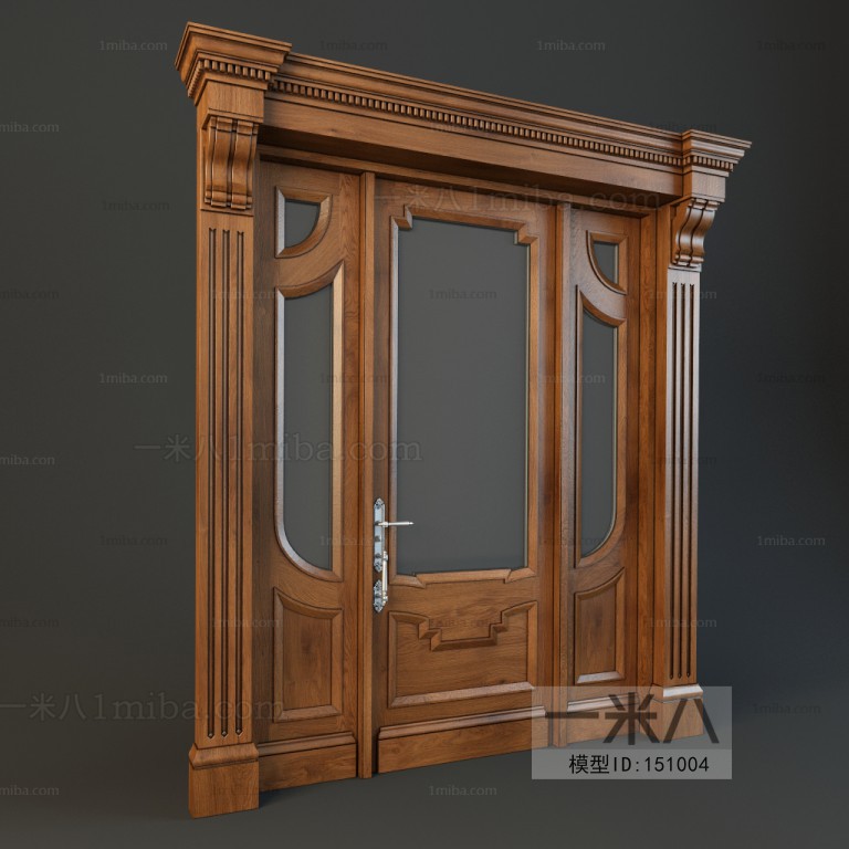 European Style Solid Wood Door