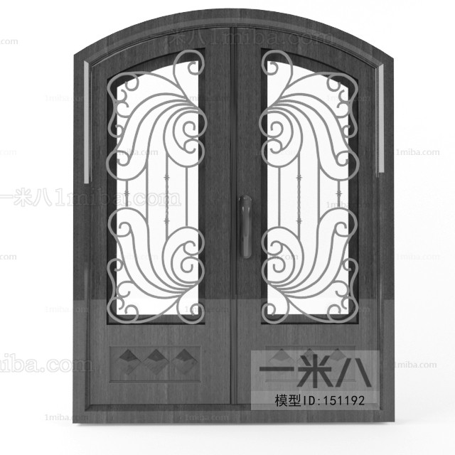 Modern Solid Wood Door