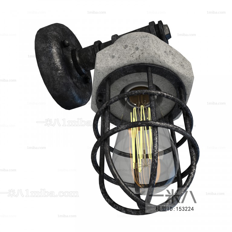 Industrial Style Wall Lamp