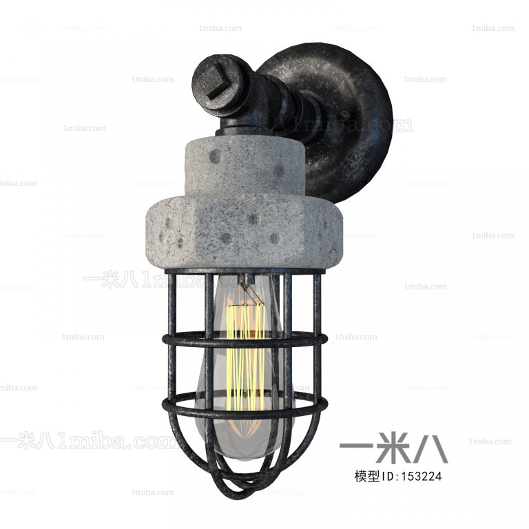 Industrial Style Wall Lamp