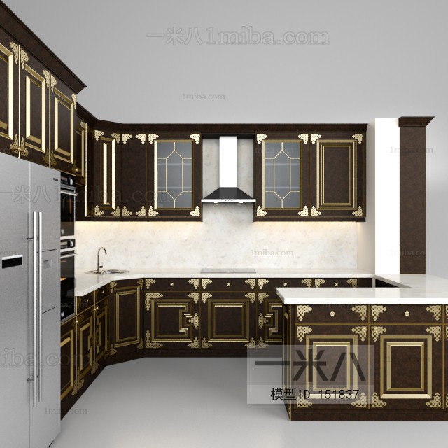 European Style Kitchen Cabinet