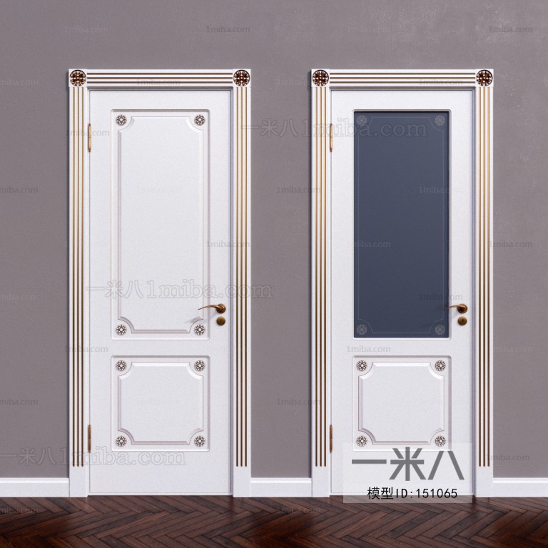 Modern Solid Wood Door