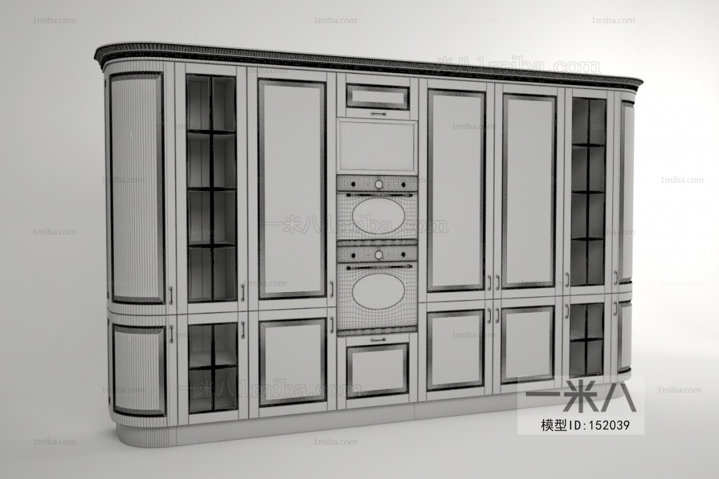 European Style Kitchen Cabinet