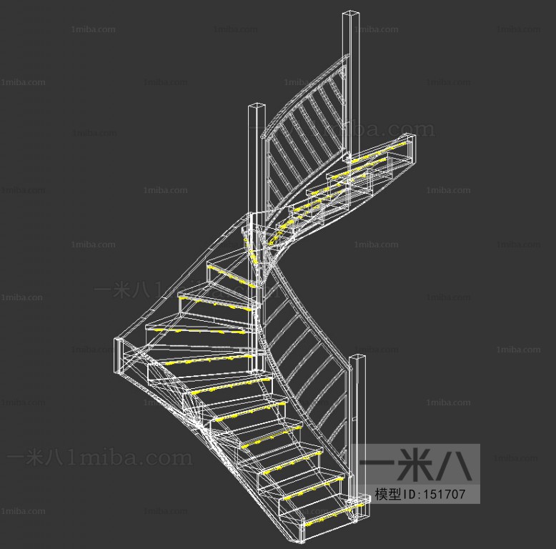 Modern Stair Balustrade/elevator