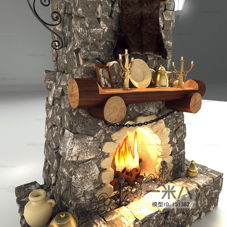 Idyllic Style Fireplace