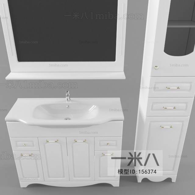 European Style Bathroom Cabinet