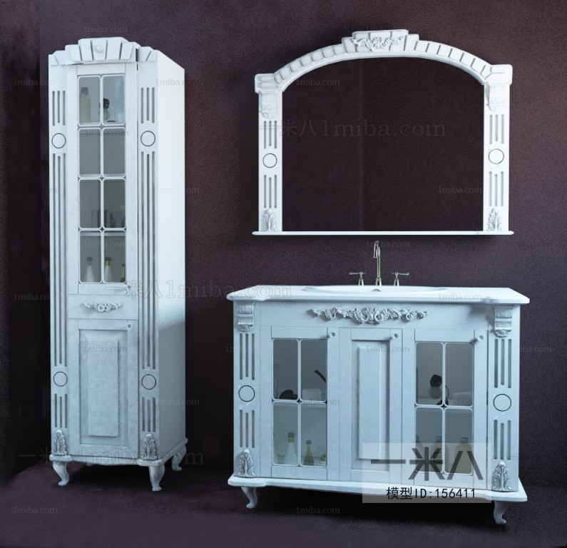 European Style Bathroom Cabinet