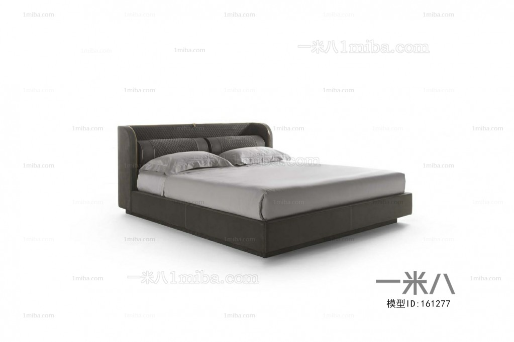 Post Modern Style Double Bed