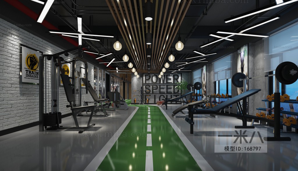 Industrial Style Gym