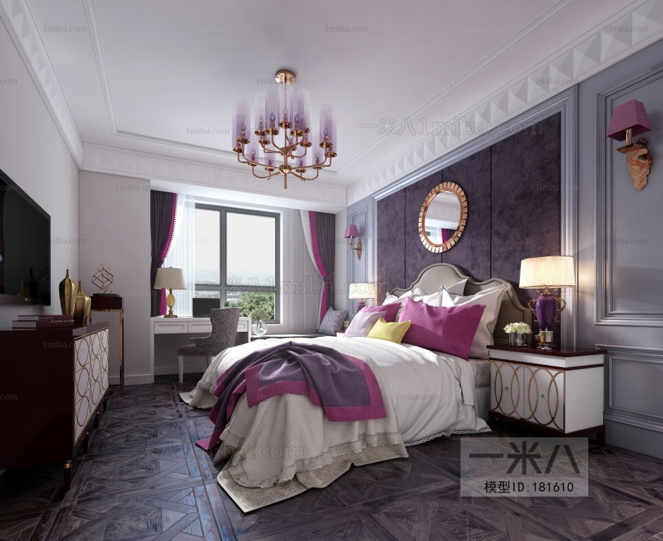 Post Modern Style Simple European Style Bedroom